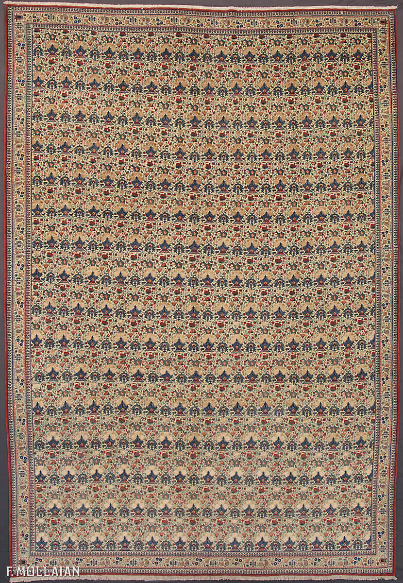 Tapis Persan Semi-Antique Tehran Soie Mixte n°:72828718